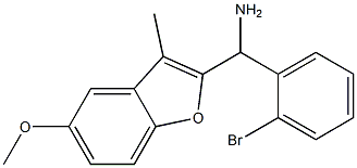 (2-bromophenyl)(5-methoxy-3-methyl-1-benzofuran-2-yl)methanamine
