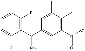  (2-chloro-6-fluorophenyl)(3,4-dimethyl-5-nitrophenyl)methanamine