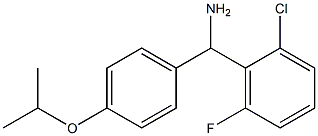 (2-chloro-6-fluorophenyl)[4-(propan-2-yloxy)phenyl]methanamine|