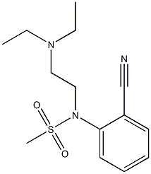 (2-cyanophenyl)-N-[2-(diethylamino)ethyl]methanesulfonamide|