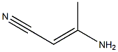 (2E)-3-aminobut-2-enenitrile 结构式