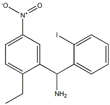 (2-ethyl-5-nitrophenyl)(2-iodophenyl)methanamine