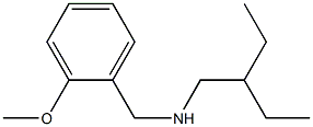 (2-ethylbutyl)[(2-methoxyphenyl)methyl]amine 化学構造式