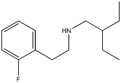 (2-ethylbutyl)[2-(2-fluorophenyl)ethyl]amine Struktur