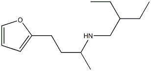 (2-ethylbutyl)[4-(furan-2-yl)butan-2-yl]amine Struktur