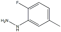 (2-fluoro-5-methylphenyl)hydrazine Structure