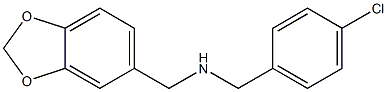 (2H-1,3-benzodioxol-5-ylmethyl)[(4-chlorophenyl)methyl]amine