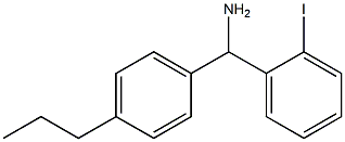 (2-iodophenyl)(4-propylphenyl)methanamine 结构式