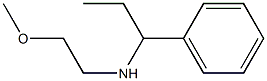 (2-methoxyethyl)(1-phenylpropyl)amine,,结构式