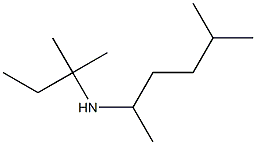 (2-methylbutan-2-yl)(5-methylhexan-2-yl)amine Structure