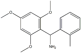 (2-methylphenyl)(2,4,6-trimethoxyphenyl)methanamine Struktur