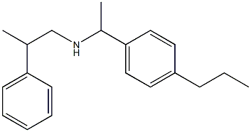 (2-phenylpropyl)[1-(4-propylphenyl)ethyl]amine 结构式