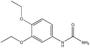 (3,4-diethoxyphenyl)urea,,结构式