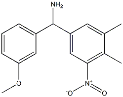 (3,4-dimethyl-5-nitrophenyl)(3-methoxyphenyl)methanamine