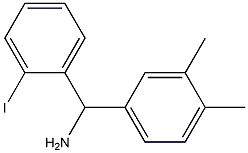 (3,4-dimethylphenyl)(2-iodophenyl)methanamine 结构式