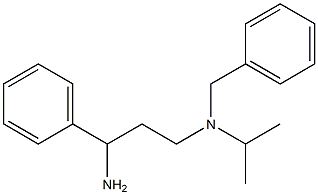 (3-amino-3-phenylpropyl)(benzyl)propan-2-ylamine 化学構造式