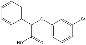(3-bromophenoxy)(phenyl)acetic acid Structure