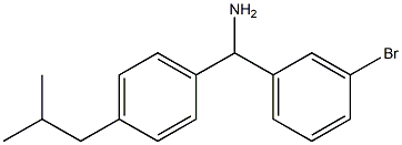 (3-bromophenyl)[4-(2-methylpropyl)phenyl]methanamine