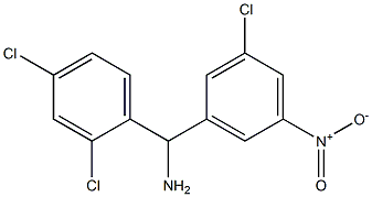 (3-chloro-5-nitrophenyl)(2,4-dichlorophenyl)methanamine 化学構造式