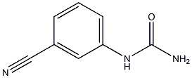 (3-cyanophenyl)urea,,结构式