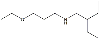 (3-ethoxypropyl)(2-ethylbutyl)amine Struktur