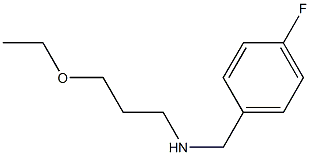 (3-ethoxypropyl)[(4-fluorophenyl)methyl]amine