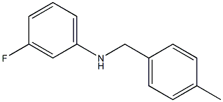 (3-fluorophenyl)(4-methylphenyl)methylamine Structure