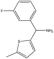 (3-fluorophenyl)(5-methylthiophen-2-yl)methanamine Structure