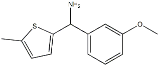 (3-methoxyphenyl)(5-methylthiophen-2-yl)methanamine