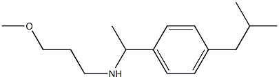 (3-methoxypropyl)({1-[4-(2-methylpropyl)phenyl]ethyl})amine Structure