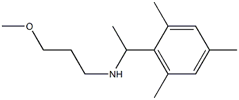 (3-methoxypropyl)[1-(2,4,6-trimethylphenyl)ethyl]amine Structure