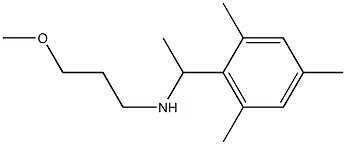 (3-methoxypropyl)[1-(2,4,6-trimethylphenyl)ethyl]amine 结构式