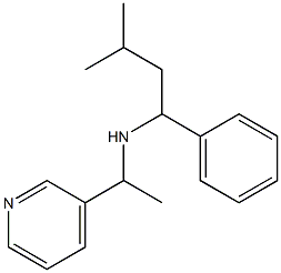  (3-methyl-1-phenylbutyl)[1-(pyridin-3-yl)ethyl]amine