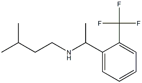 (3-methylbutyl)({1-[2-(trifluoromethyl)phenyl]ethyl})amine