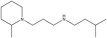 (3-methylbutyl)[3-(2-methylpiperidin-1-yl)propyl]amine,,结构式