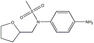 (4-aminophenyl)-N-(oxolan-2-ylmethyl)methanesulfonamide|