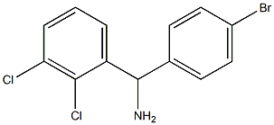 (4-bromophenyl)(2,3-dichlorophenyl)methanamine 化学構造式