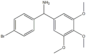  (4-bromophenyl)(3,4,5-trimethoxyphenyl)methanamine