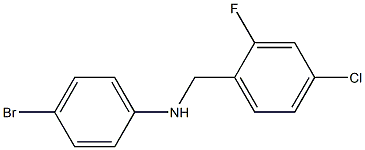 (4-bromophenyl)(4-chloro-2-fluorophenyl)methylamine,,结构式