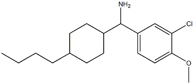 (4-butylcyclohexyl)(3-chloro-4-methoxyphenyl)methanamine