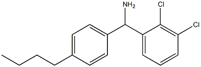 (4-butylphenyl)(2,3-dichlorophenyl)methanamine Structure