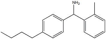 (4-butylphenyl)(2-methylphenyl)methanamine Structure