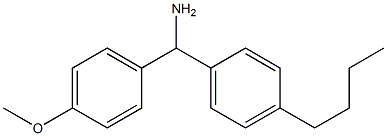 (4-butylphenyl)(4-methoxyphenyl)methanamine Structure