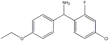 (4-chloro-2-fluorophenyl)(4-ethoxyphenyl)methanamine Structure