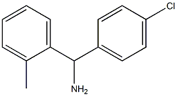 (4-chlorophenyl)(2-methylphenyl)methanamine Struktur