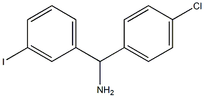 (4-氯苯基)(3-碘苯基)甲胺,1038736-25-2,结构式