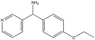 (4-ethoxyphenyl)(pyridin-3-yl)methanamine 化学構造式