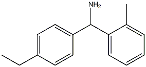 (4-ethylphenyl)(2-methylphenyl)methanamine Struktur