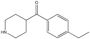 (4-ethylphenyl)(piperidin-4-yl)methanone Structure