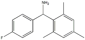 (4-fluorophenyl)(2,4,6-trimethylphenyl)methanamine 化学構造式
